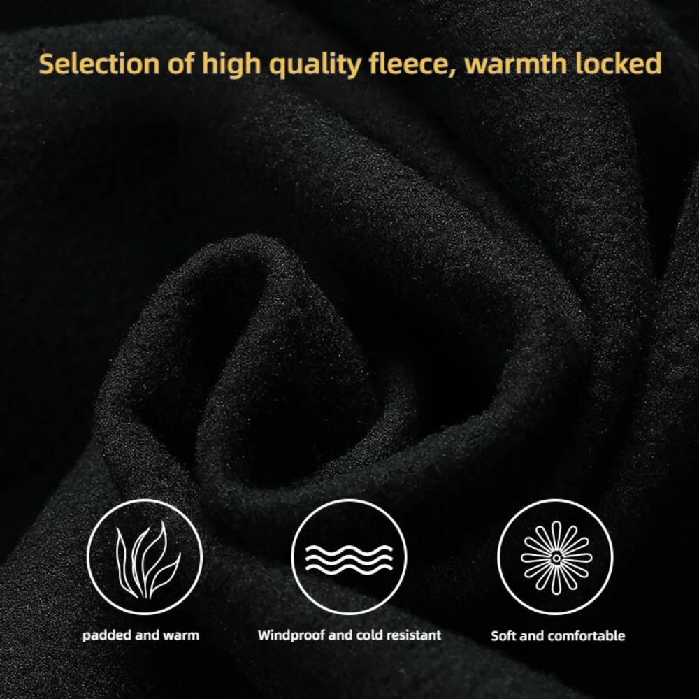 KB Mens Outdoor Jackets Fleece Lining Windbreaker Waterproof Winter Warm Jacket for Men Detachable Hat Coats 241018