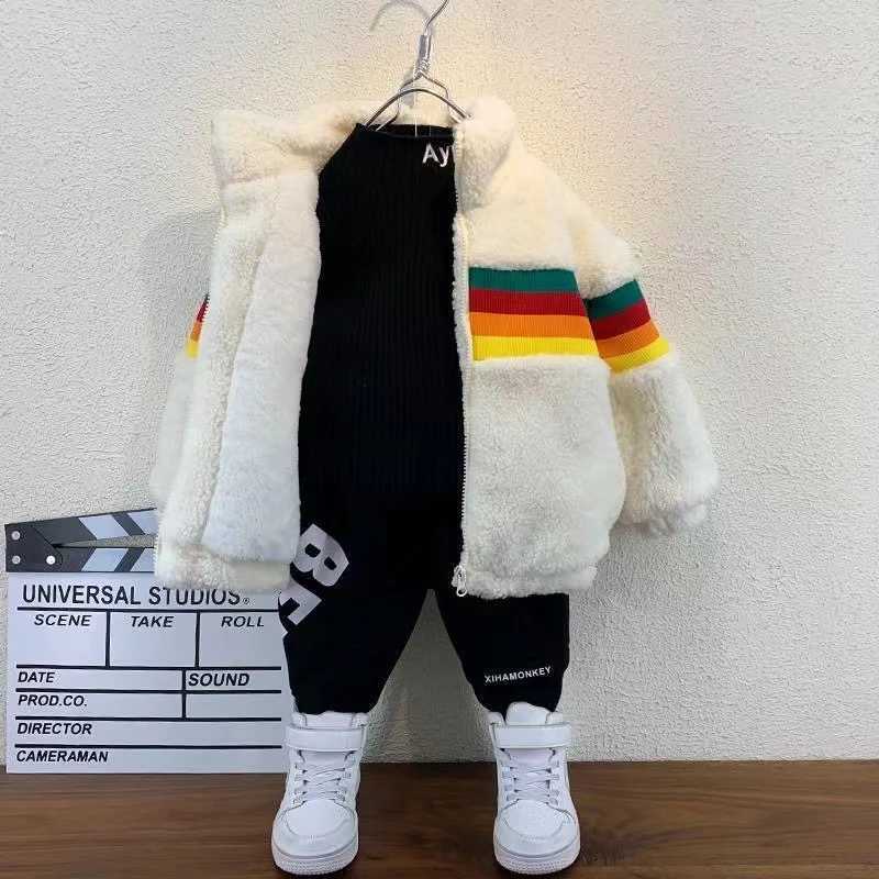 Childrens warm jacket cute coat autumn and winter baby clothing new 2 3 4 5 6 7 8 10 12 childrens top new M241018