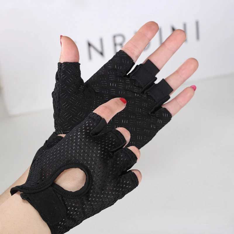 Bicycle Finger Gloves Professional Gym Fitness Breathable Non slip Womens Half Finger Summer Fishing Fa BicycleW241018