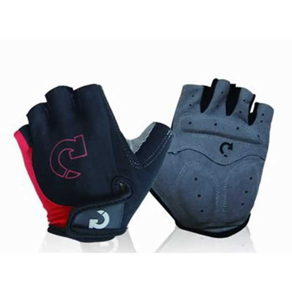 Mens Half Finger Bicycle Gloves Breathable Adjustable Anti Slip Mtb Road Bike Exercise Yoga Exercise Training Hand GlovesW241018