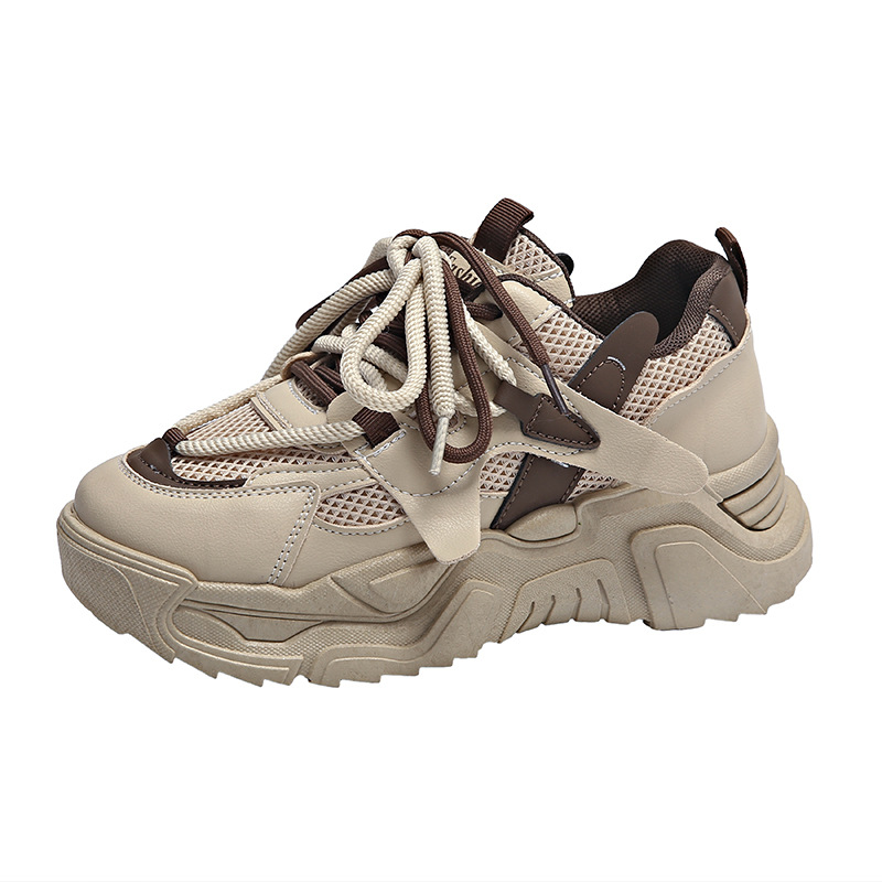 New Korean Version Instagram Trendy Versatile Thick Soled Casual Shoes