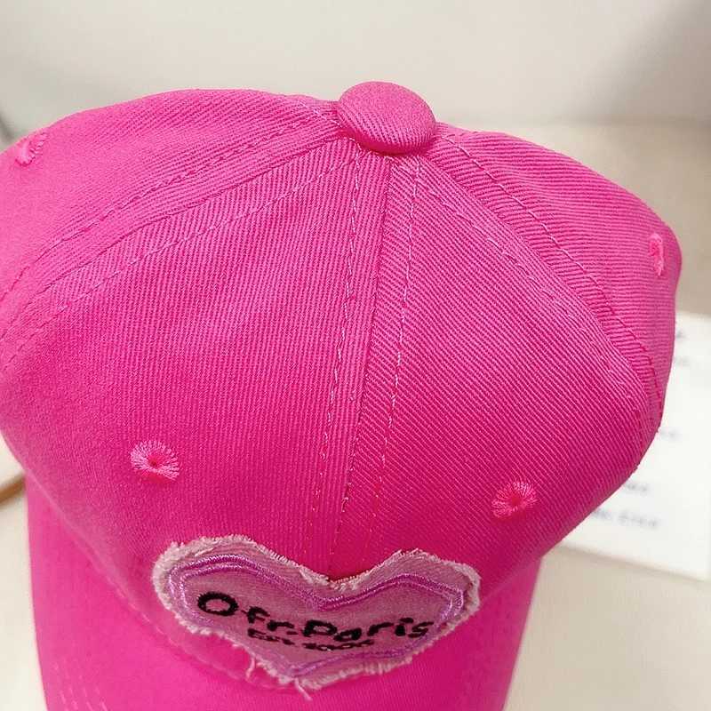 Baby Girl Boy Baseball Caps Summer Autumn Fashion Letter Embroidery Kids Hats Adjustable Casual Caps Outdoor Visor Hats LX241018