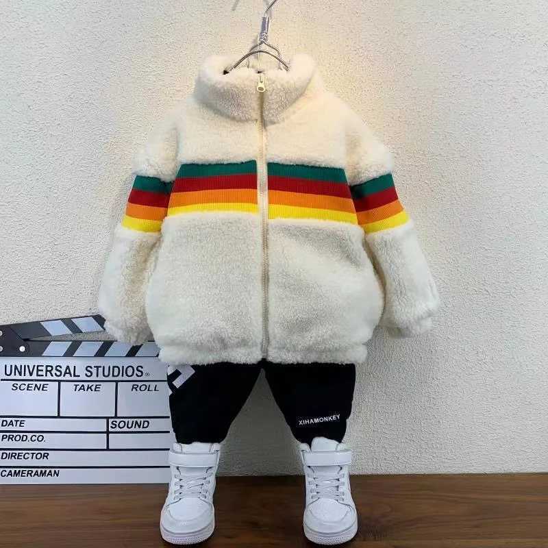 Childrens warm jacket cute coat autumn and winter baby clothing new 2 3 4 5 6 7 8 10 12 childrens top new M241018