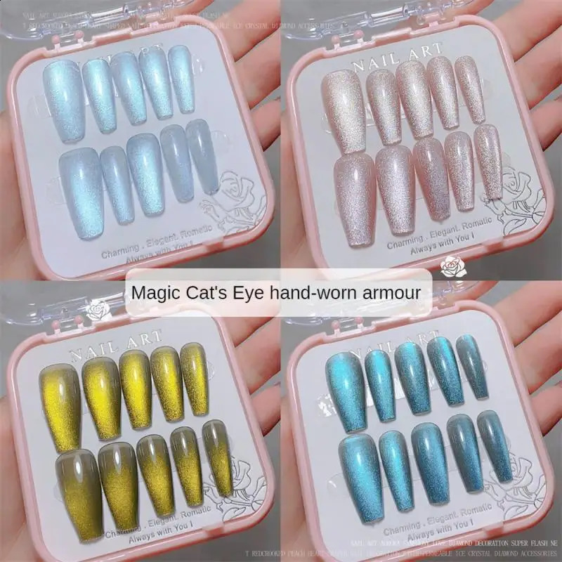 Manicure False Nails Hand Made Wear-resistant Smd Exquisite Easy To Operate Nail Art Wearing Armor False Nails 241017