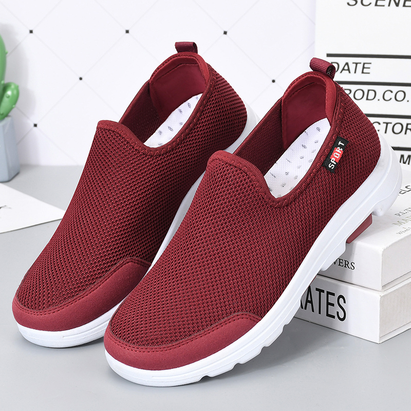 New Model Designer Knitting Slip On Mesh Easy Running For Women Casual Shoes Ddmythur