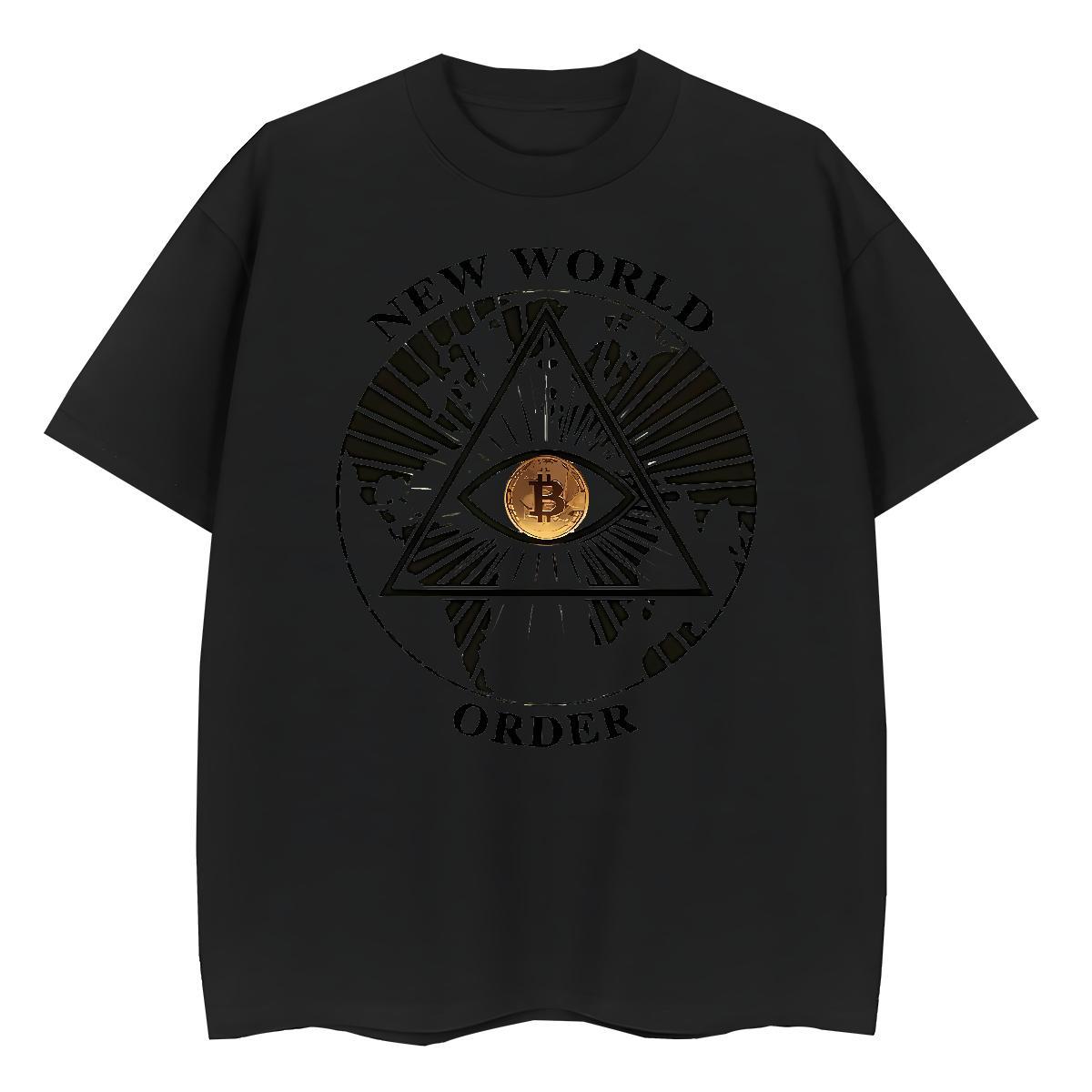 Fashion T-Shirts 230g Pure Cotton Crew Neck Outdoor eye of the devil Couples T Shirts Nice Cartoon Anime Tees Shirts