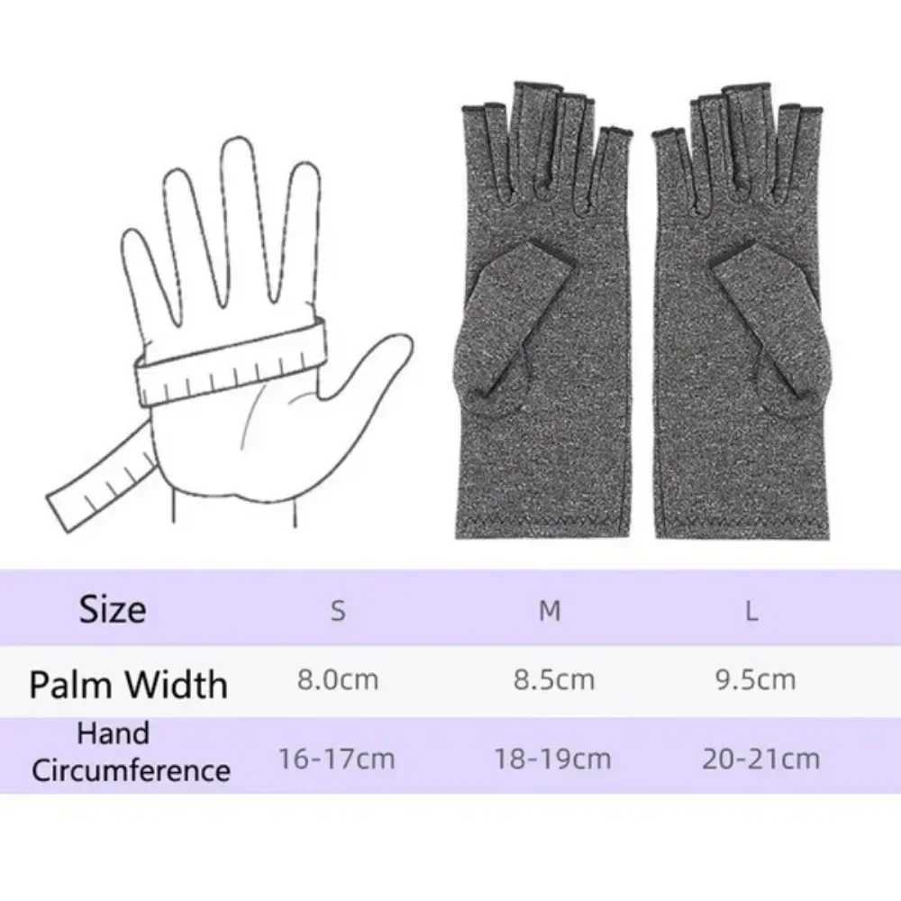 1. Half finger gloves arthritis gloves wrist support cotton joint pain Raleigh hand support wristband bicycle wrist wrap glovesW241018