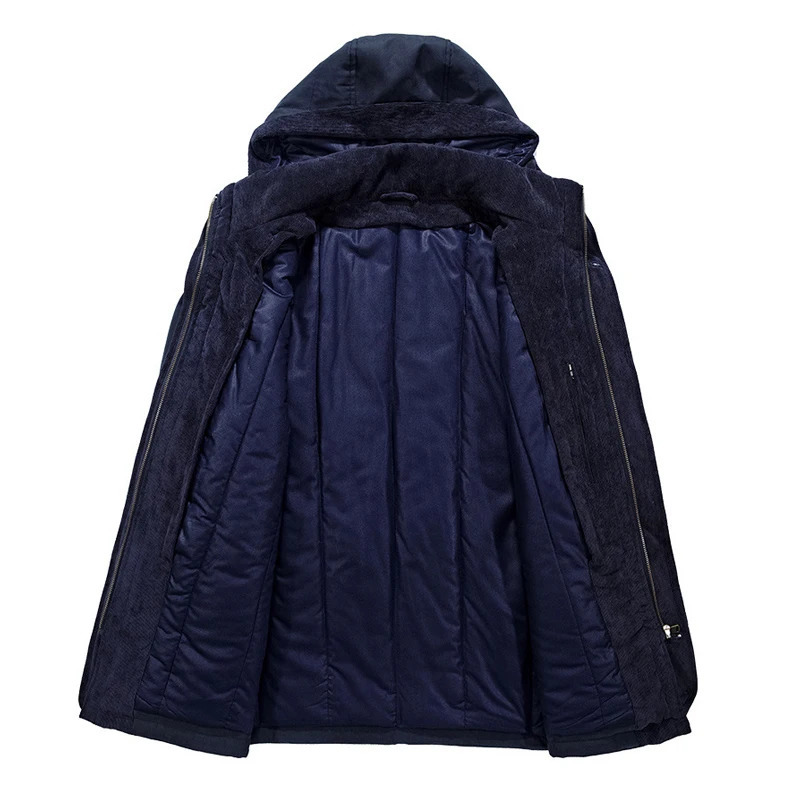 parkas Outdoor Windbreaker Winter Jacket Men Thick Warm Mens Parkas Quality Cashmere Liner Detachable 2 in 1 Multipocket Coats 241018