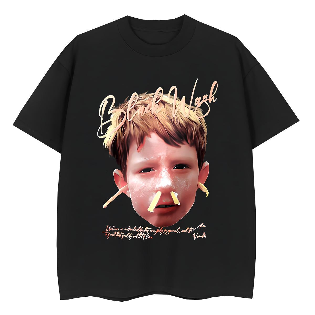 Designer Womens T Shirts 230g Cotton Breathable Crew Neck Sports Street Wear portrait Unisex Tshirts High quality Anime Oversized Clothings