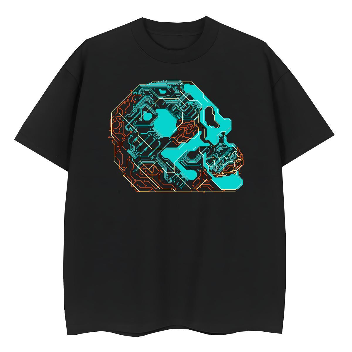 Designer Woman T Shirts 230g 100% Cotton Comfortable Daily Wear skull Unisex Tshirts Soft Customized Tops Tees
