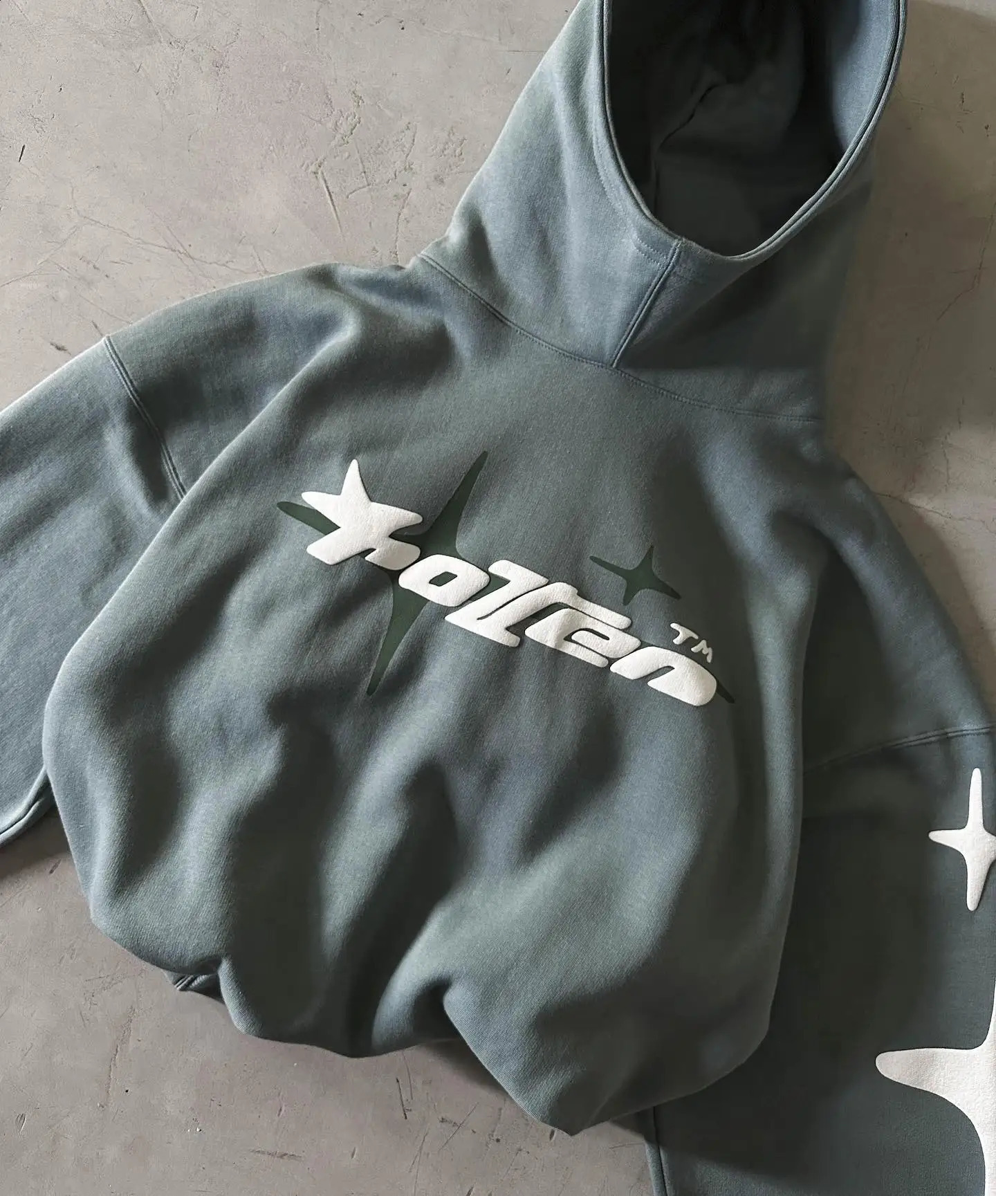 Rotten Letter Print Loose Hoodies America Fashion Star Graphic Casual Sweatshirts Harajuku Hip Hop Men Women Pullover Crop Tops 241017