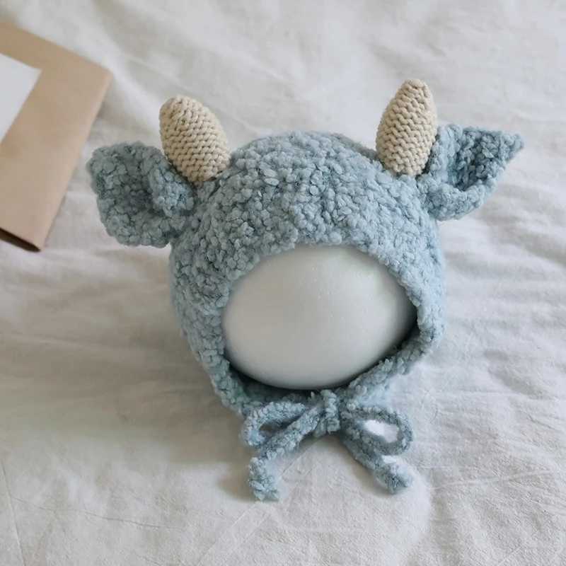 Autumn And Winter Baby Hat Cute Sweet Lamb Ear Plush Warm Soft Hat Baby Small Wool Hat Solid Ear Cap Hat Baby Accessories LX241018