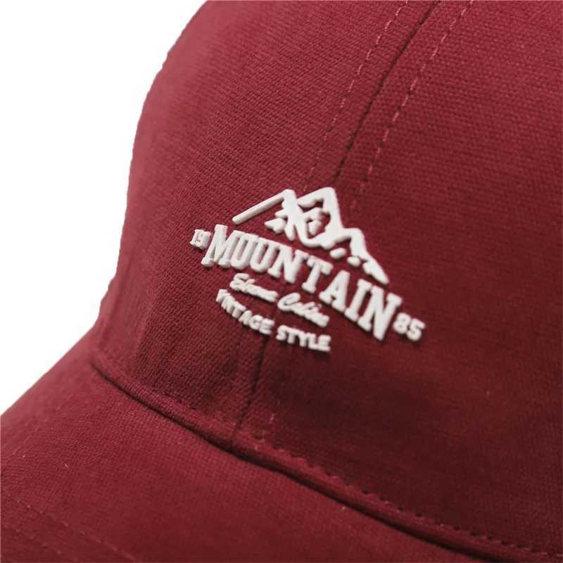 Unisex Mountain Embroidery Vintage Baseball Caps Men Women Adjustable Casual Cotton Snapback Hat Outdoor Streetwear Sports HatsX241018