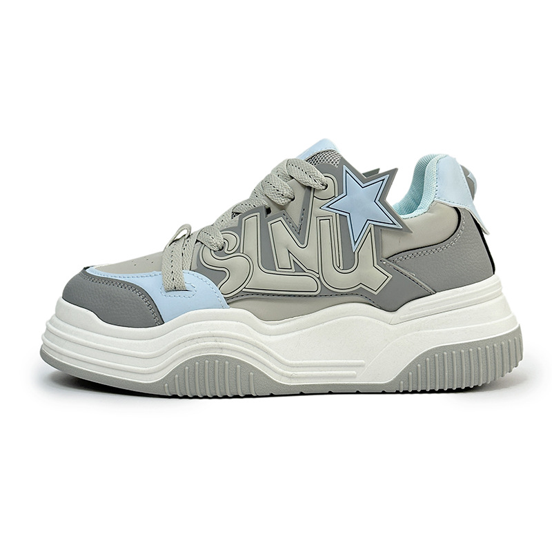 Men's New Thick Soled Height Increasing Fashionable Casual Sports Shoes