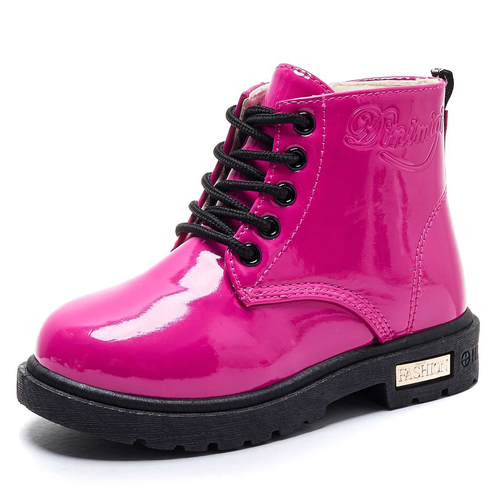 Boots Childrens fashionable snow warm waterproof anti slip boots for boys and girls H241018