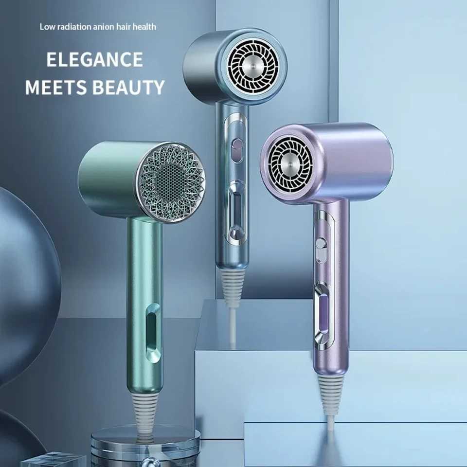 New travel hair dryer with strong wind speed and low noise capable of quick drying high-quality 1600W hair care tool with smooth air numbering W241018