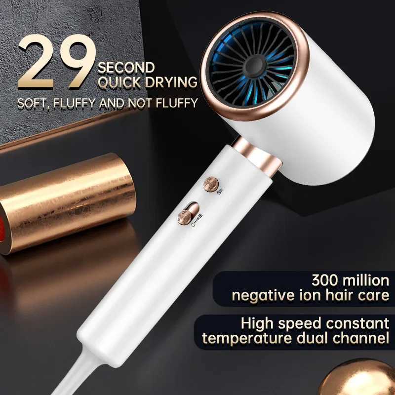 29 second fast drying super hair dryer without leaves personal hair care styling constant temperature W241018