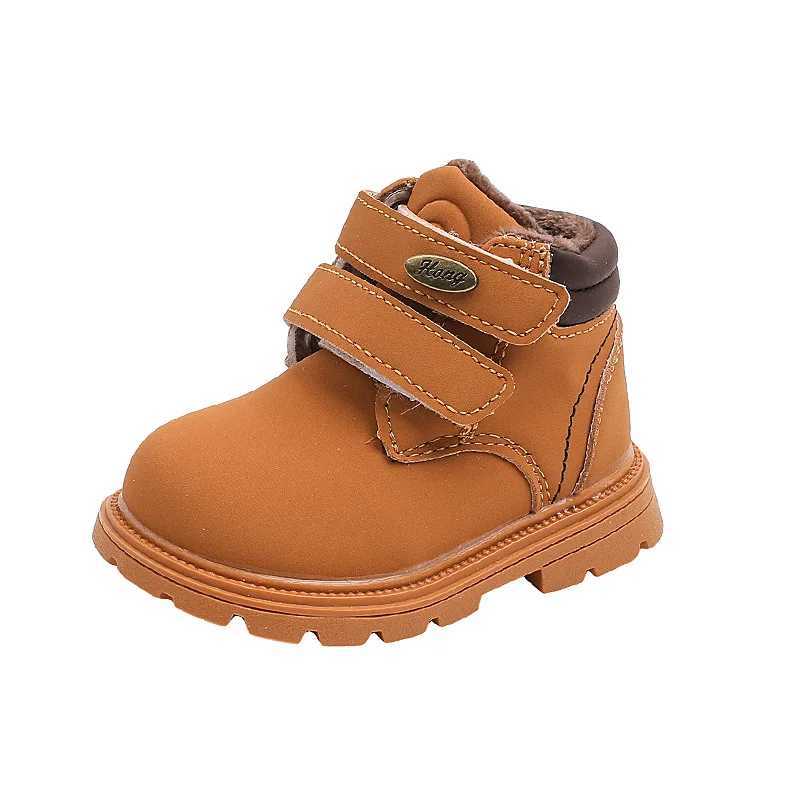 Boots 2024 Cotton Shoes Children Toddler Shoes Winter Shoe for Girl Kids Shoe for Girl Platform Boots Ankle Boots Zapatos Nia Botas H241018
