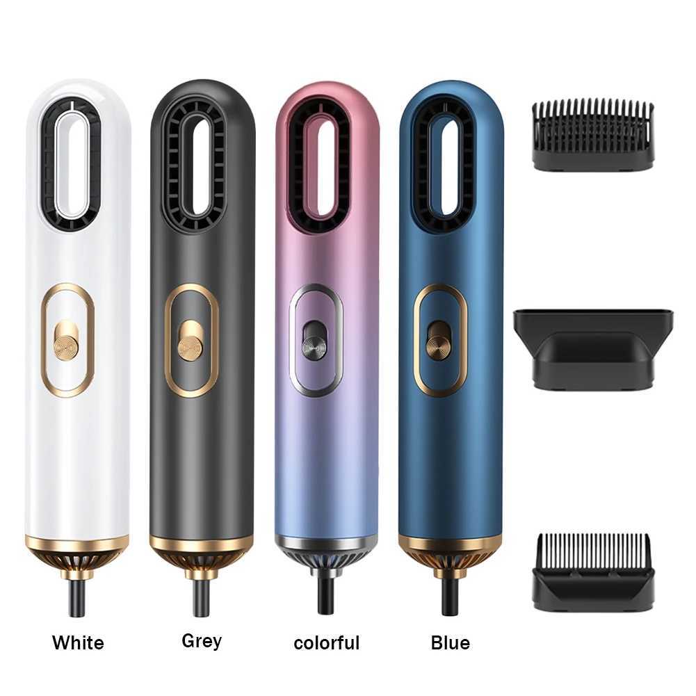 3-in-1 hair dryer with automatic power-off when overheating mini portable long hair dryer with straight comb suitable for family travel salons W241018