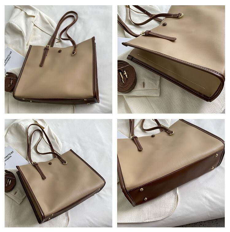 Soft Pu Leather Women Shoulder Bag Large Capacity Designer Brand Ladies Handbag Travel Female Big Totes Bolsas Commuter Bags