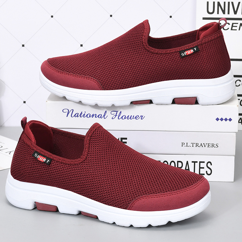 New Model Designer Knitting Slip On Mesh Easy Running For Women Casual Shoes Ddmythur