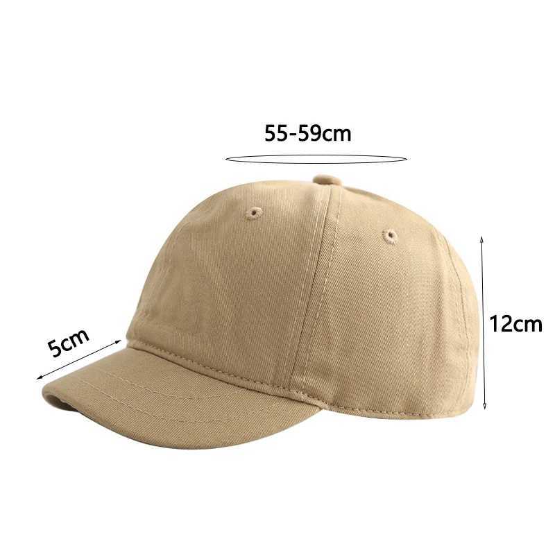 Japanese Short Brim Baseball Cap Vintage Soft Top Men Women Hat Summer Outdoor Adjustable Trucker Caps Streetwear Hip-hop HatsX241018