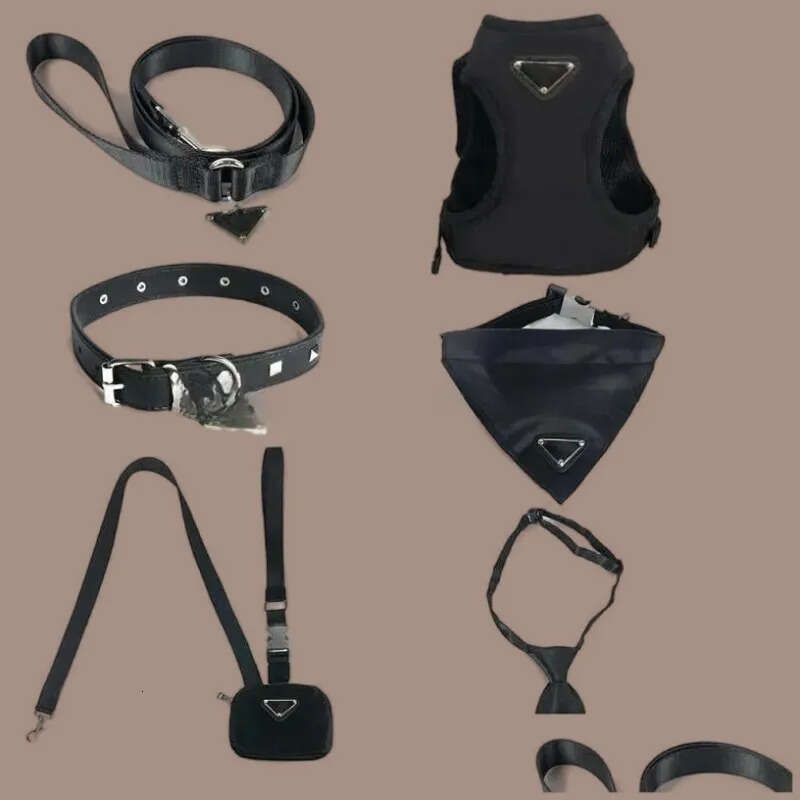 Leather Pet And Harness Leashes Set Collar Leash With Handbag Soft Dog For Small Medium Dogs Poodle s