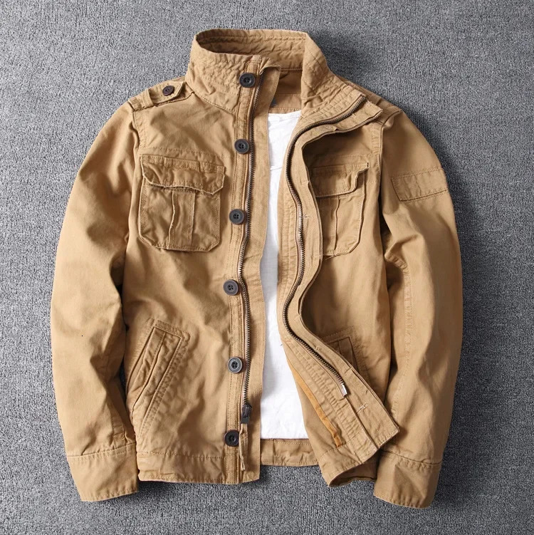 Autumn Winter Mens Camo Jacket Sportswear Thick Khaki Men Military Camouflage Coat Male Outdoor Work Cargo 241018