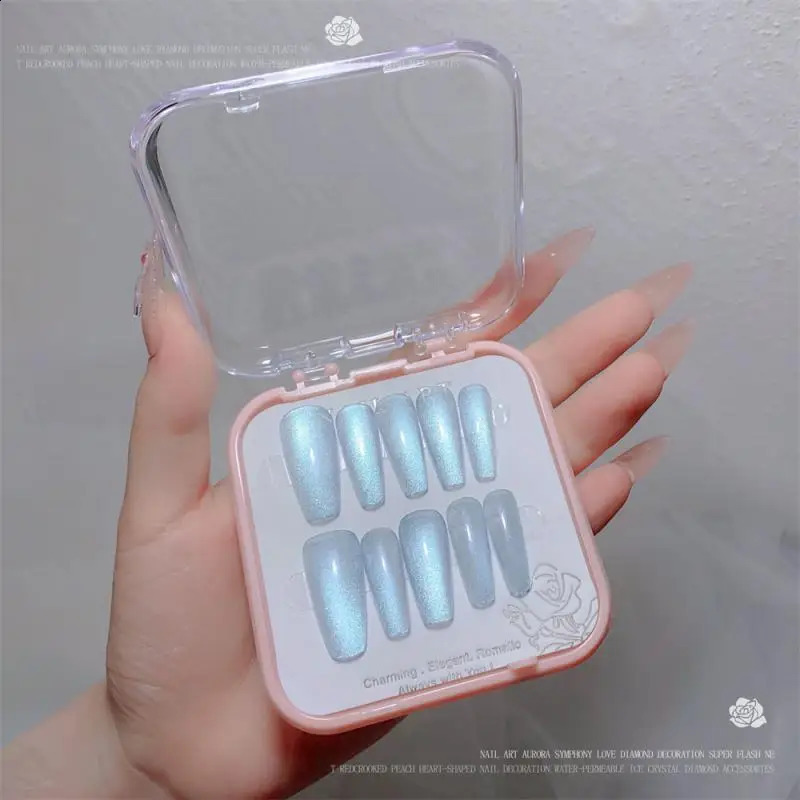 Manicure False Nails Hand Made Wear-resistant Smd Exquisite Easy To Operate Nail Art Wearing Armor False Nails 241017