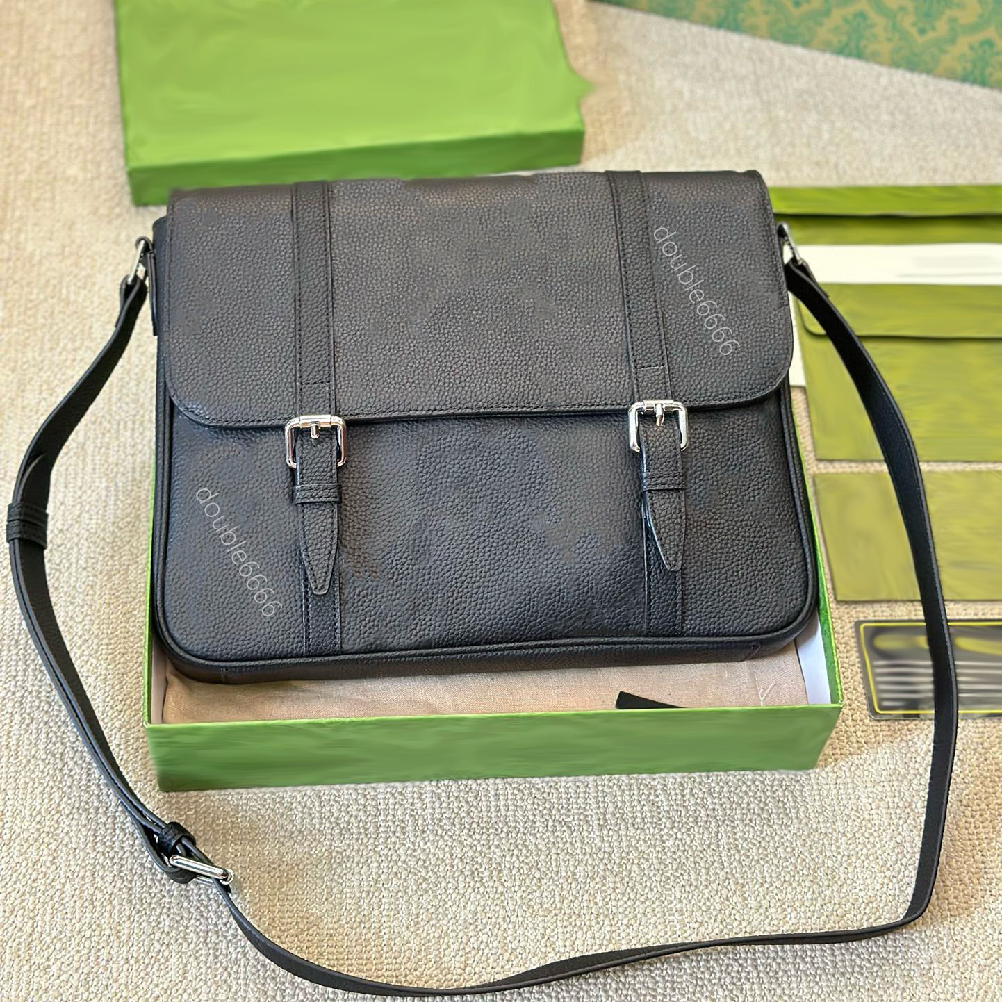 Designer Classic retro messenger bag business bag bag shoulder bag Wallet for men High quality leather designer wallet luxury Crossbody bag Woman fashion bag