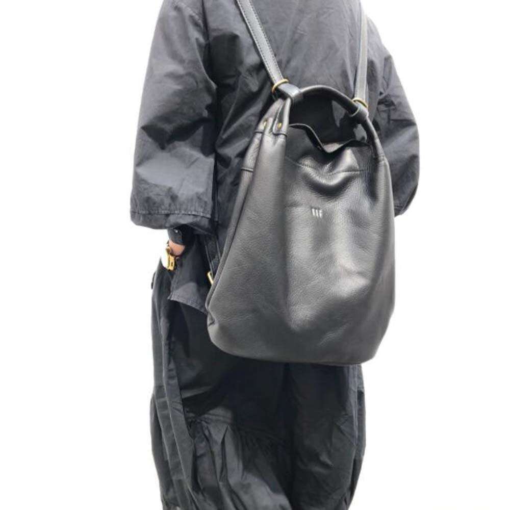 100% Real Genuine Leather Backpack Women Travel Shoulder Backpac Simple Design Cowhide Bagpack Mochilas School Bags For Girls
