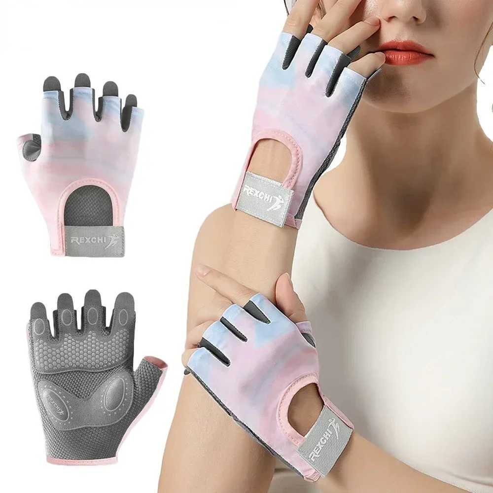Mens and womens yoga gloves anti-skid sports gloves fitness training gloves foam pads soft sportswear weight lifting sports glovesW241018