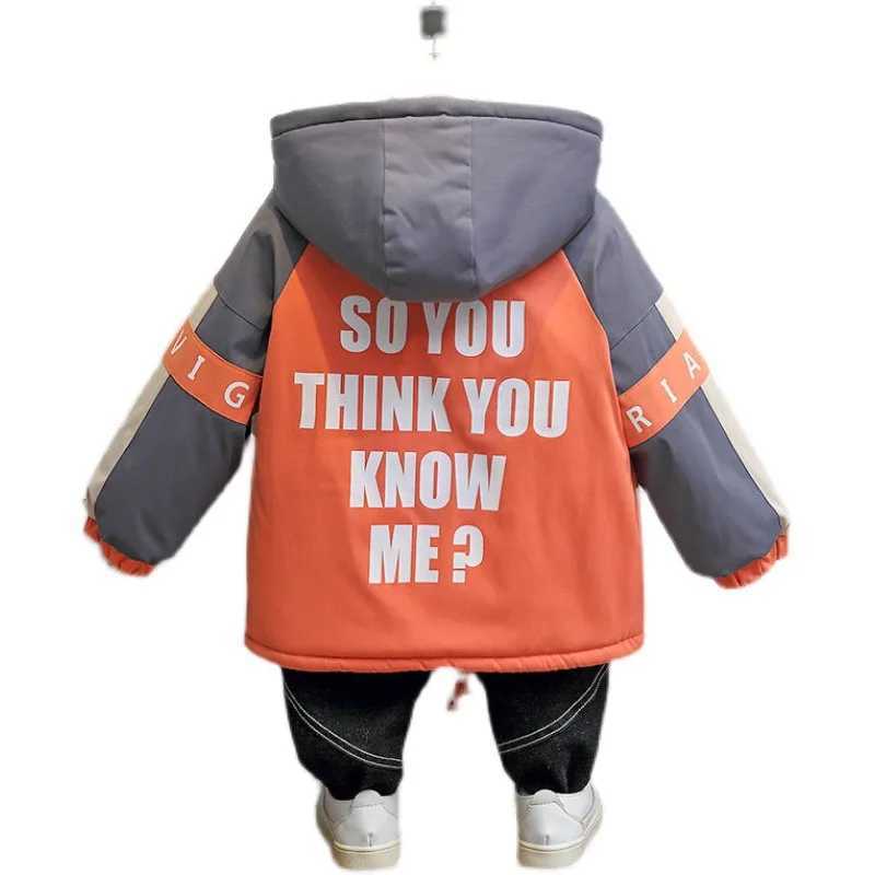 Boys outerwear cotton windproof outerwear vintage spring and summer Christmas gift warm childrens clothing M241018