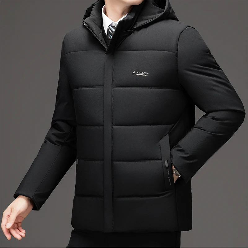 Mens long Parka jacket heavy-duty warm jacket windproof jacket mens clothing winter er casual fashion hoodie 241007