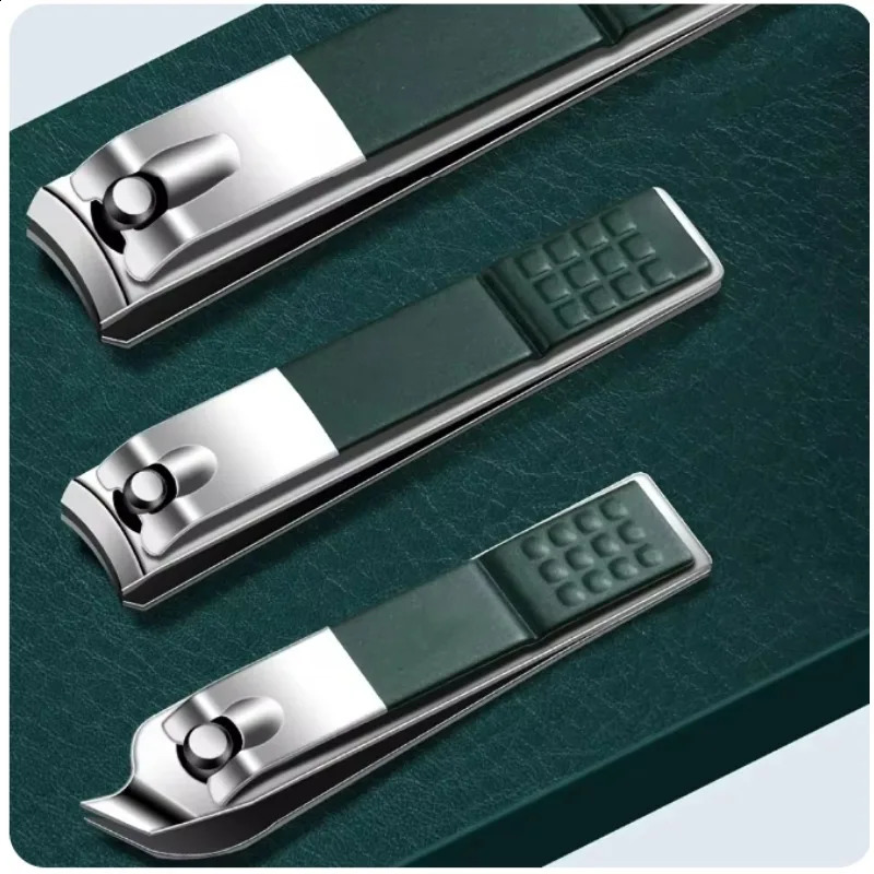 7/10/12/18 pcs Spring Green Stainless Steel Nail Clippers Set Grooming Tool Set With Portable Case Manicure Art Tools Green 241017