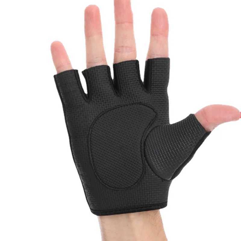 Half finger sports gloves weightlifting and fitness gloves outdoor sports bicycles breathable and shock-absorbing exercise gym glovesW241018