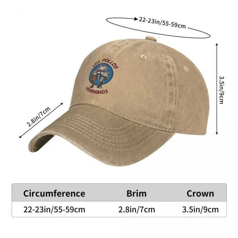 Spring Autumn Men Women The Chickens Brothers Baseball Cap Breaking Bad Meth Jesse Pinkman Fashion Hats Outdoor Denim Cap HatsX241018