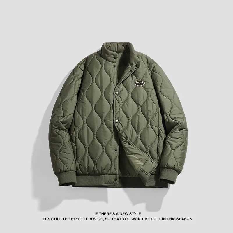 Brands Trendy Cotton Jacket Autumn And Winter Korean Version Thickened Cotton Jacket Short Cotton Jacket Mens Collar LX241018