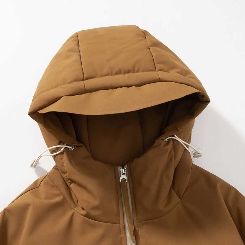 Big Size Mens Winter Jacket Hooded Zip-up Padding Oversize Parkas Men Padded Autumn Outerwear Male Waterproof Coat Windbreaker LX241018