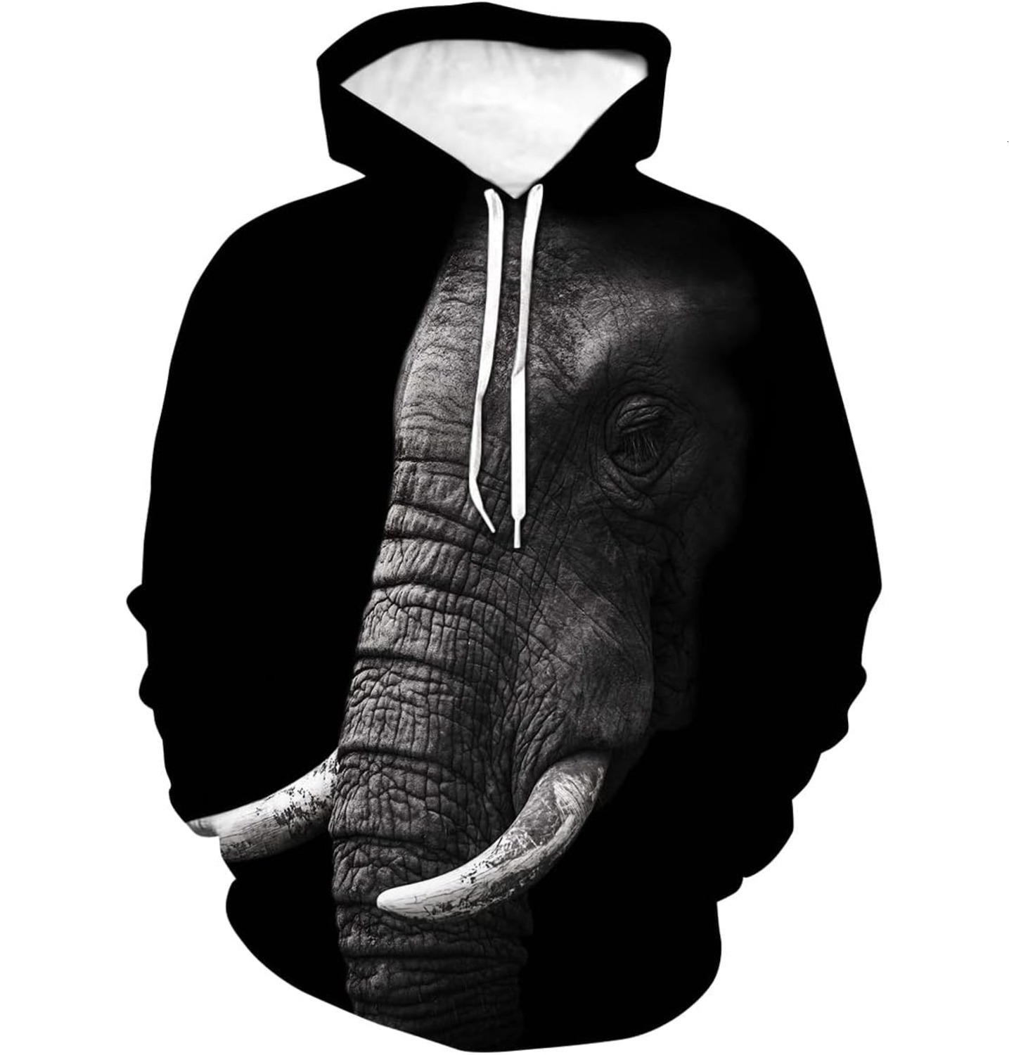 Hoodie for Mens Womens Color Powder Elephant Watercolor Art Hoodie Galaxy Animal Sweatshirt Pullover Graphic Hoodies sweatshirt Pullover Long Sleeve