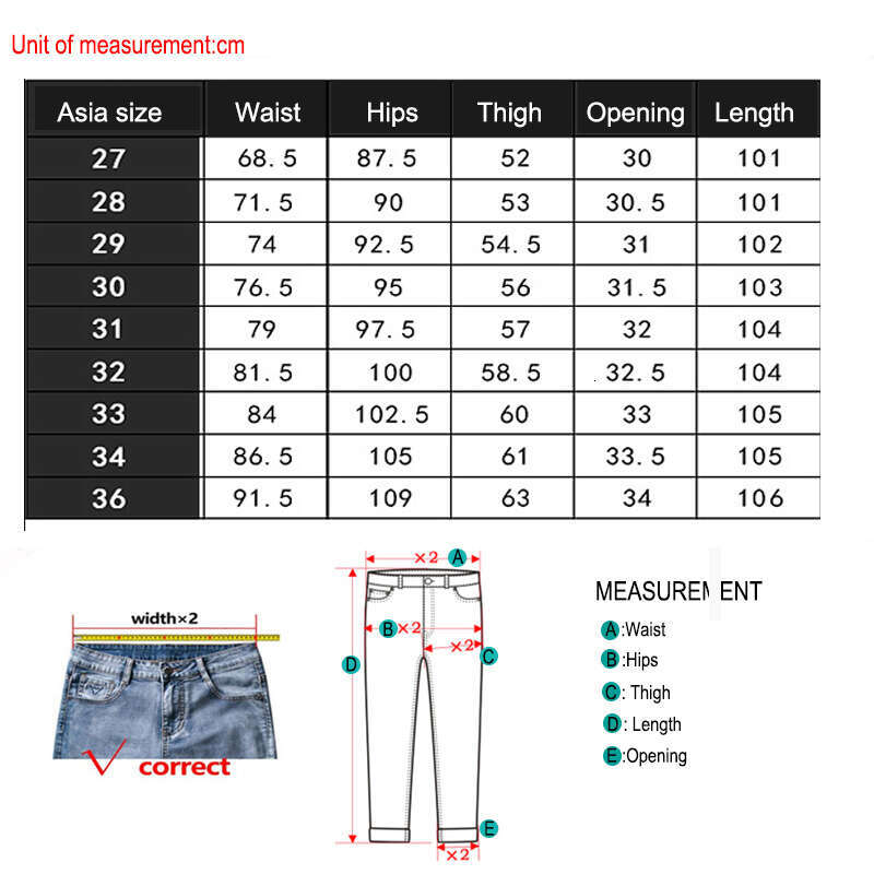 New Arrival Men's Jeans Straight Slim Elastic Korea Fashion Casual Denim Trousers Male Pants Grey Black Dropship