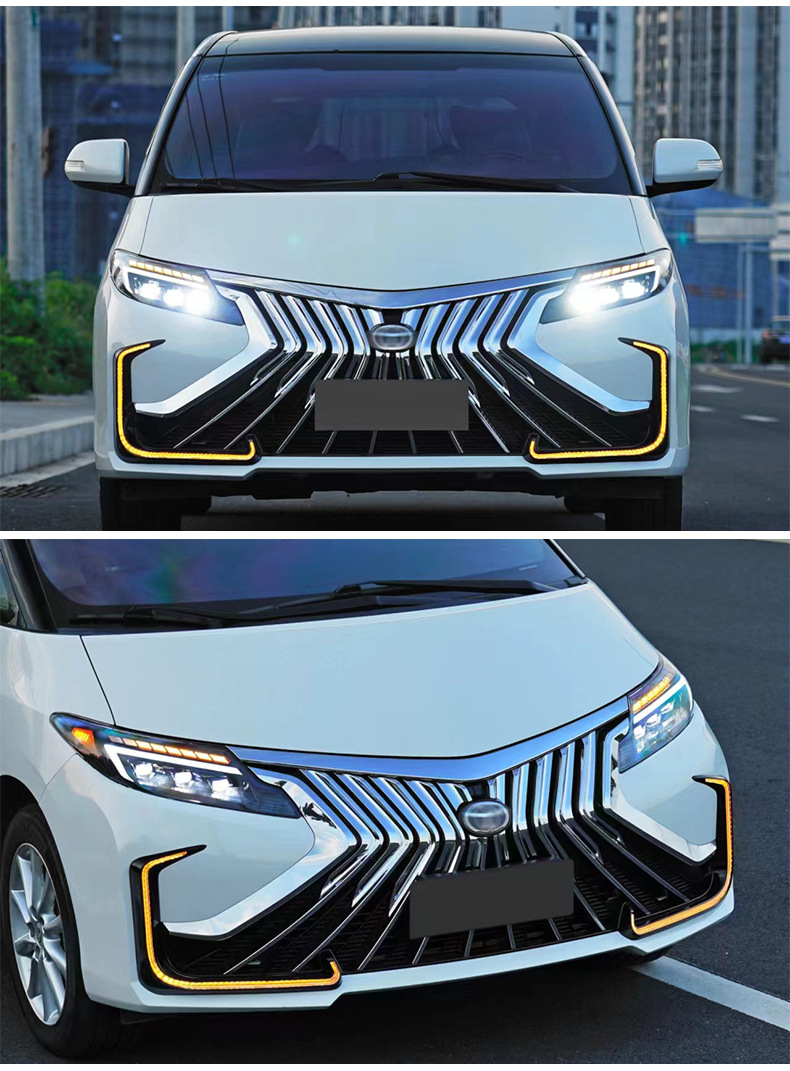 Car Lights for Toyota PREVIA 2006-20 16 ACR50 Full LED headlight upgrade Drl Dynamic Signal Front Headlights