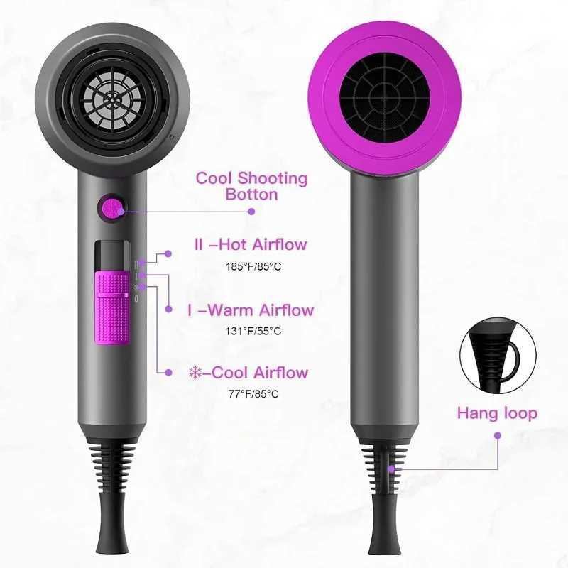 Slopehill professional ion hair dryer power 1800W fast drying low-noise hair dryer W241018