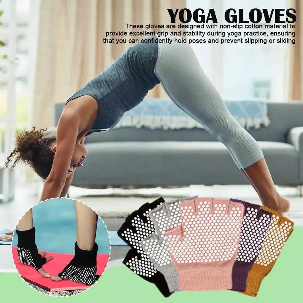 Bicycle gloves anti slip sports yoga mens half finger gloves breathable and shockproof sports gloves Bicyc fishing glovesW241018