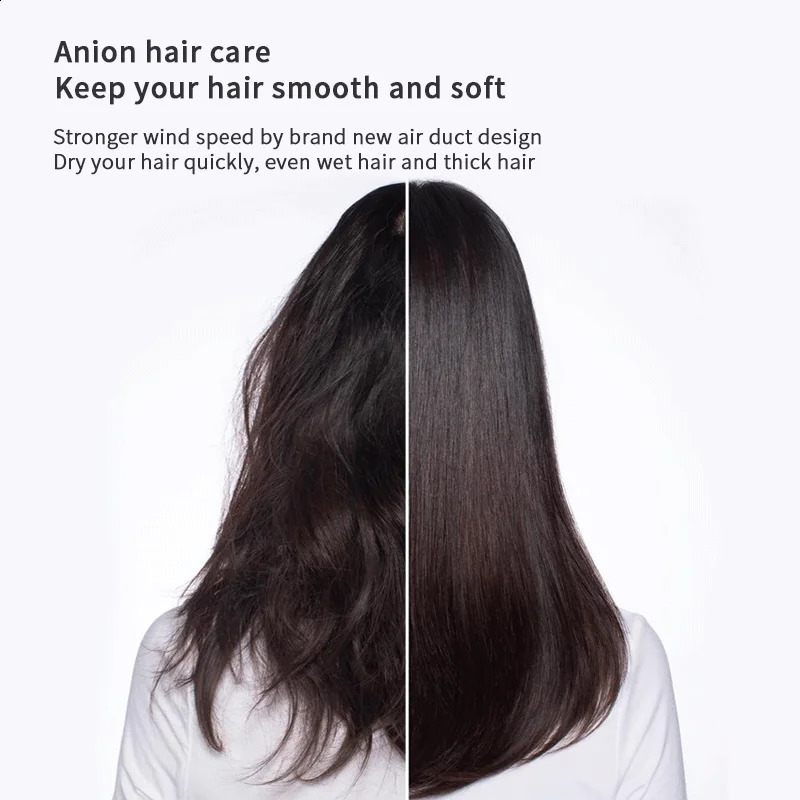 High Speed high anion Smart Intelligent Temperature Control Hair Dryer PLUZZ X116 241017