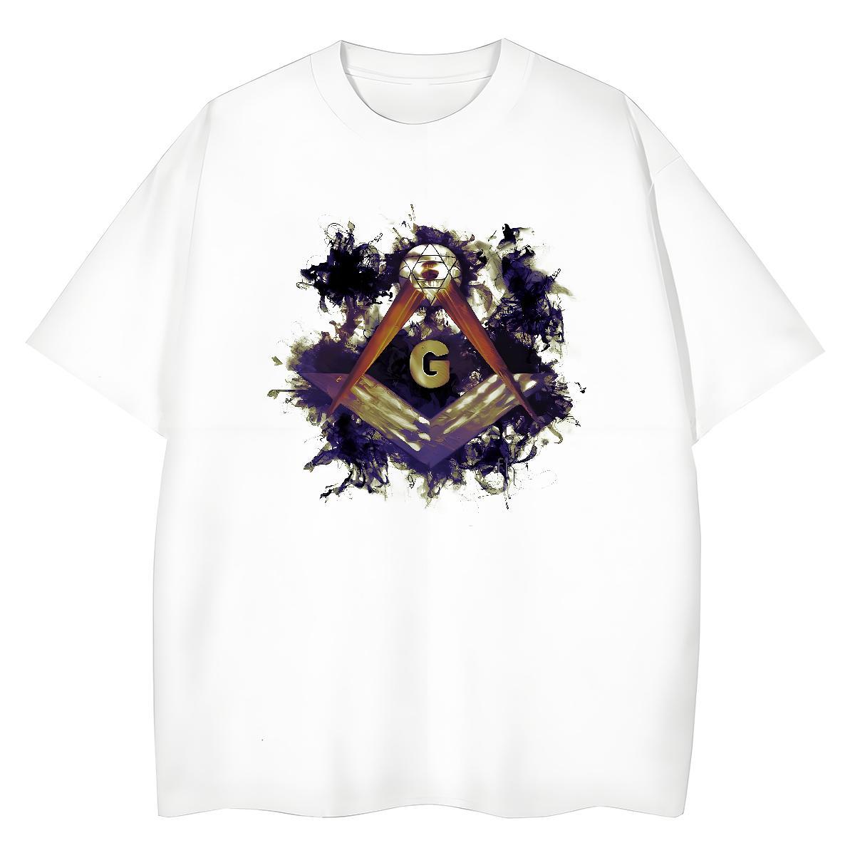 Fashion New T Shirts Women 230g Cotton Comfortable Beach eye of the devil Womens Tshirts Unisex Oversized L-4XL Clothings