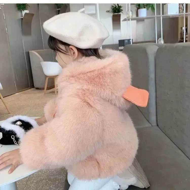 Girls Winter Coat New Cotton Thick Cute Childrens Winter Coat M241018