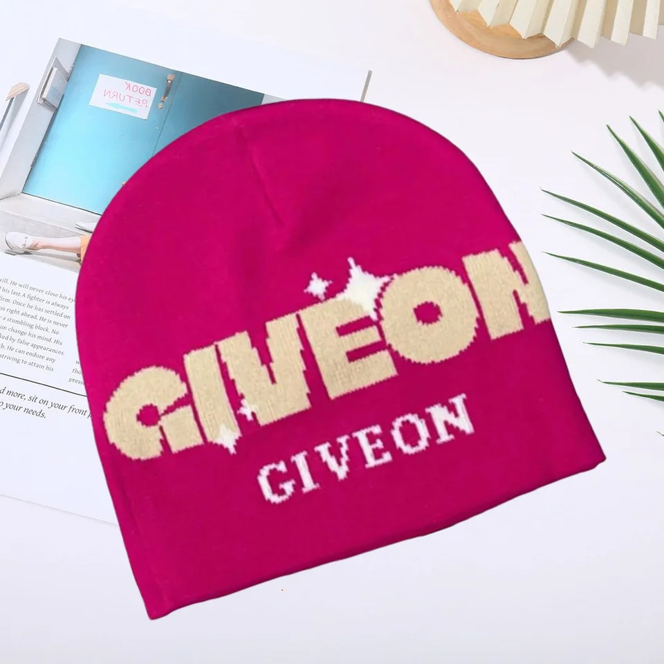 Alphabet knit cap fall and winter outdoor travel windproof ear protection multifunctional pullover cold cap men and women du 241007