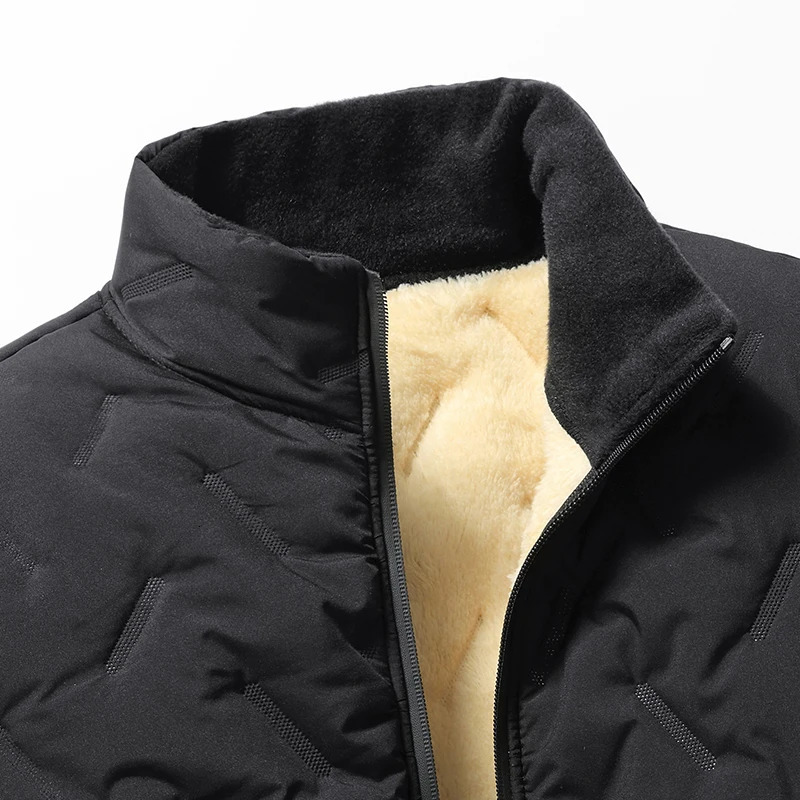 Thickened Wintercotton Coat Mens Cropped Woolen Cotton Jacket Windproof Casual Business Fashion Casualwarm Cottonpadded 241018