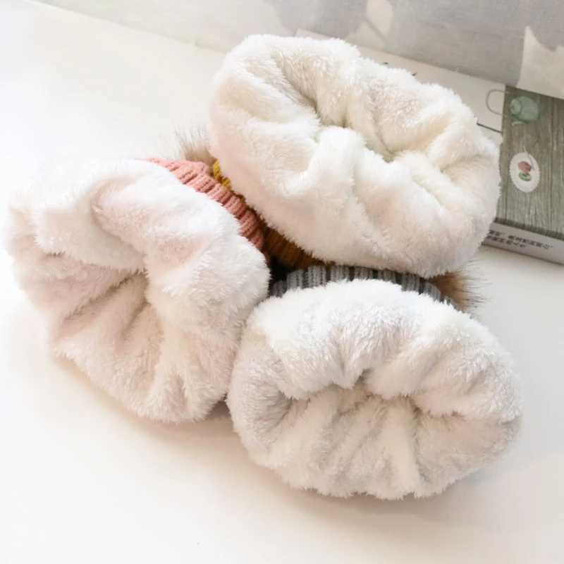 Korean baby hat Autumn and winter childrens knitted hat boys and girls baby thickened with wool hat tide LX241018